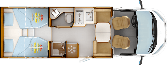 Distribución de día RAPIDO C66