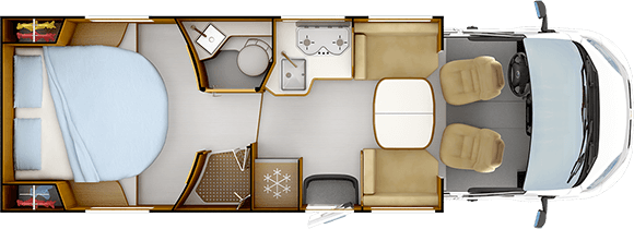 Distribución de día RAPIDO 696F