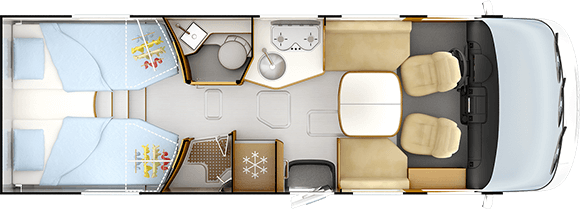 Distribución de día RAPIDO 8066dF