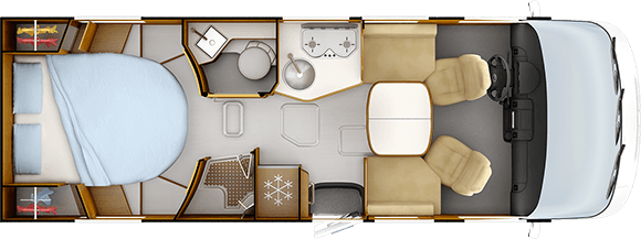 Distribución de día RAPIDO 8086dF