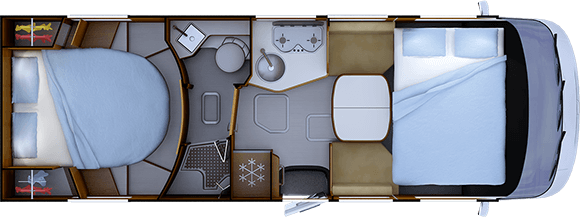 Distribución de noche RAPIDO 8086dF