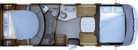 Distribución de noche RAPIDO 8096dF