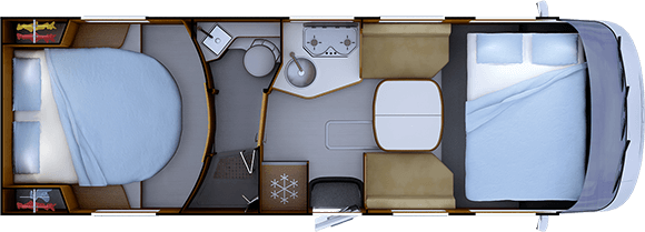 Distribución de noche RAPIDO 896F