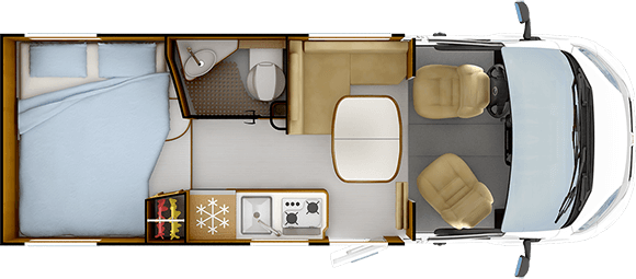 Distribución de día RAPIDO C03