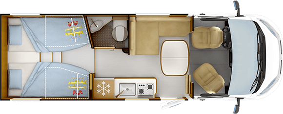 Distribución de día RAPIDO C55
