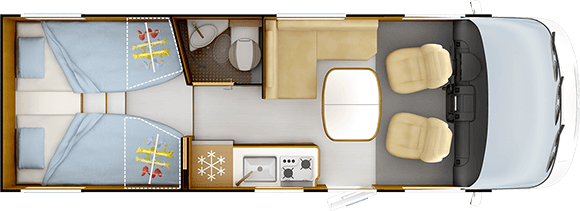 Distribución de día RAPIDO C55i