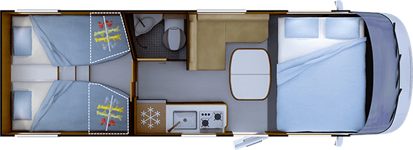 Distribución de noche RAPIDO C55i