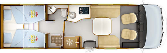 Distribución de día RAPIDO i166M
