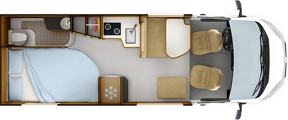 Distribución de día RAPIDO V62