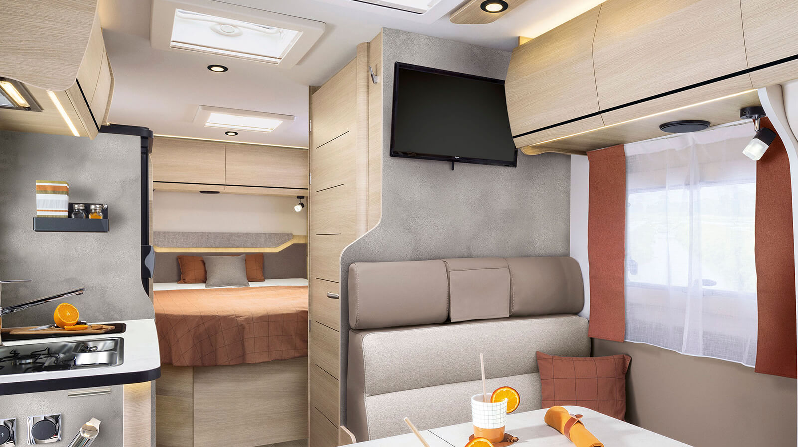 FOTOGRAFÍAS EN EL INTERIOR RAPIDO Autocaravana C50