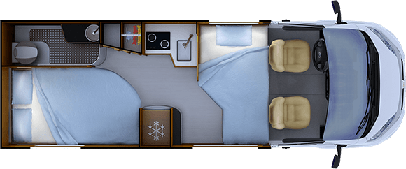 Distribución de noche RAPIDO V62