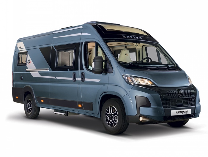 Modelo V62 en Iron Grey de serie, disponible en blanco (opcional).